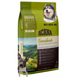 Acana GRASSLANDS Dog - корм для собак и щенков всех пород (ягненок/утка/рыба) - 11,4 кг 