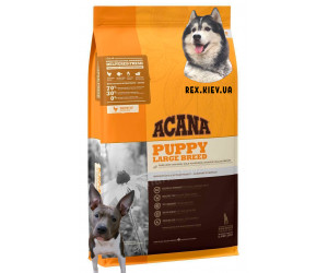 Acana PUPPY LARGE BREED Heritage Formula - корм для щенков крупных пород - 11,4 кг 
