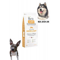 Brit Care (Брит Кеа) Senior & Light Salmon & Potato для пожилых собак всех пород (лосось и картофель) 3 кг Brit Care (Брит Кеа) Senior & Light Salmon & Potato для пожилых собак всех пород (лосось и картофель) 3 кг