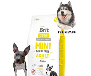 Brit Care Mini Grain Free Adult Lamb 0,4 кг