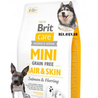 Brit Care Mini Grain Free Hair & Skin 2 кг