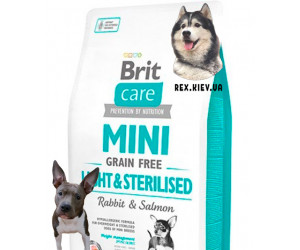 Brit Care Mini Grain Free Light & Sterilised 0,4 кг