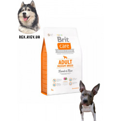 Brit Care (Брит Кеа) Adult Medium Breed Lamb & Rice для собак средних пород (ягненок и рис) 3 кг