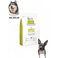 Brit Care (Брит Кеа) Adult Small Breed Lamb & Rice для собак мелких пород (ягненок и рис) 7,5 кг