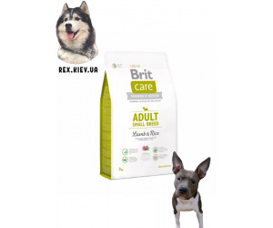Brit Care (Брит Кеа) Adult Small Breed Lamb & Rice для собак мелких пород (ягненок и рис) 1 кг