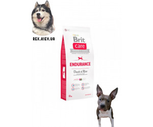 Brit Care (Брит Кеа) Endurance Duck & Rice для взрослых собак всех пород с повышенной физической активностью (утка и рис) 1 кг
