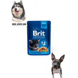 Brit Premium Кусочки с курицей для котят 0,1 кг