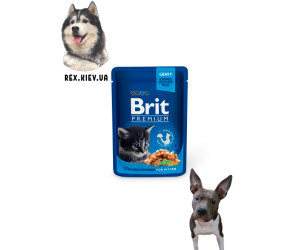 Brit Premium Кусочки с курицей для котят 0,1 кг