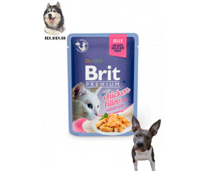 Brit Premium Филе куриное в желе для кошек 85 гр