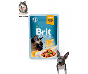 Brit Premium Филе тунца в соусе для кошек 85 гр