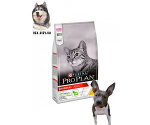 Purina Pro Plan Cat Adult Original Chicken для взрослых кошек с курицей 0,4 кг
