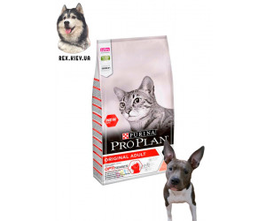 Purina Pro Plan Cat Adult Original Salmon для взрослых кошек с лососем 0,4 кг