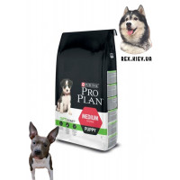 Pro Plan Puppy Medium для щенков средних пород (курица и рис) 12 кг Pro Plan Puppy Medium для щенков средних пород (курица и рис) 12 кг