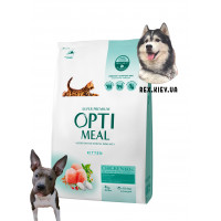 OPTIMEAL ™. Полнорационные сухой корм для котят - курица 4 кг OPTIMEAL ™. Полнорационные сухой корм для котят - курица 4 кг