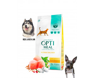 OPTIMEAL™. Полнорационный сухой корм для взрослых кошек - курица 10 кг