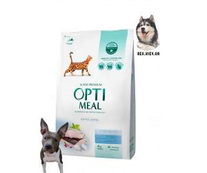 OPTIMEAL™. Полнорационный сухой корм для взрослых кошек с высоким содержанием трески 4 кг