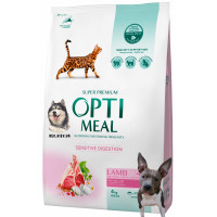 OPTIMEAL™. Полнорационный сухой корм для взрослых кошек с чувствительным пищеварением - ягненок 4 кг OPTIMEAL™. Полнорационный сухой корм для взрослых кошек с чувствительным пищеварением - ягненок 4 кг