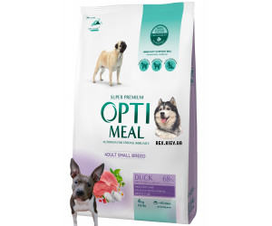 OPTIMEAL ™. Полнорационный сухой корм для взрослых собак малых пород – утка 4 кг