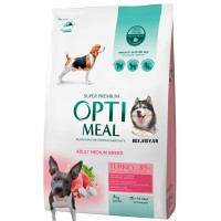 OPTIMEAL ™. Полнорационный сухой корм для взрослых собак средних пород – индейка 4 кг