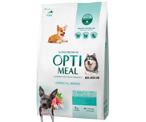 OPTIMEAL ™. Полнорационные сухой корм для щенков всех пород - индейка 4 кг