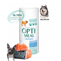 OPTIMEAL™. Гипоаллергенный полнорационный сухой корм для взрослых собак средних пород – лосось 0.65 кг
