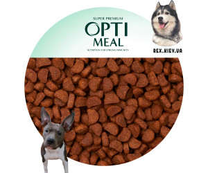 OPTIMEAL ™. Полнорационные сухой корм для щенков всех пород - индейка 1.5 кг