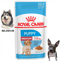 Консервы для щенков средних пород Royal Canin MEDIUM PUPPY 0,14 кг Консервы для щенков средних пород Royal Canin MEDIUM PUPPY 0,14 кг