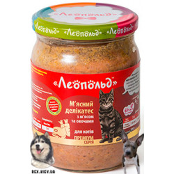 ЛЕОПОЛЬД мясной деликатес с мясом и овощами 500гр