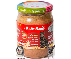 ЛЕОПОЛЬД мясной деликатес с мясом и овощами 500гр