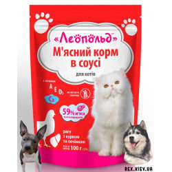 ЛЕОПОЛЬД Рагу с курицей и печенью 100гр