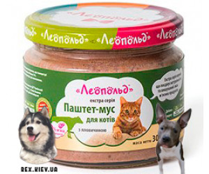 ЛЕОПОЛЬД Паштет-мусс с говядиной 300гр