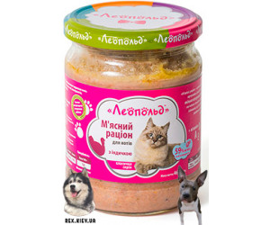 ЛЕОПОЛЬД мясной рацион с индейкой 460гр
