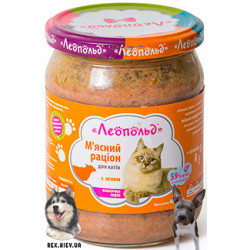 ЛЕОПОЛЬД мясной рацион с ягненком 460гр
