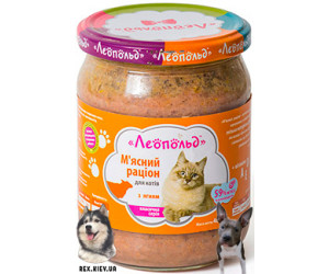ЛЕОПОЛЬД мясной рацион с ягненком 460гр