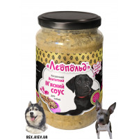 ЛЕОПОЛЬД мясной соус для собак 345гр ЛЕОПОЛЬД мясной соус для собак 345гр