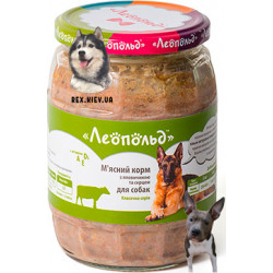 ЛЕОПОЛЬД мясной Корм с говядиной 720гр