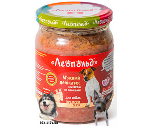 ЛЕОПОЛЬД мясной деликатес с мясом и овощами 500гр