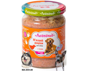 ЛЕОПОЛЬД мясной рацион с ягненком 460гр