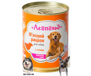 ЛЕОПОЛЬД мясной рацион с ягненком 360гр