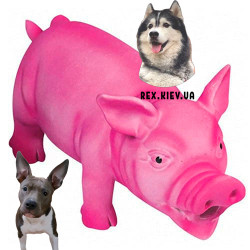 Игрушка Karlie-Flamingo КАРЛИ-ФЛАМИНГО для собак, поросенок розовый, латекс Игрушка Karlie-Flamingo КАРЛИ-ФЛАМИНГО для собак, поросенок розовый, латекс