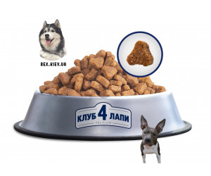 CLUB 4 PAWS Премиум для щенков крупных пород "Курица". Полнорационный сухой корм, 14 кг