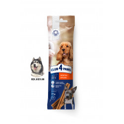 CLUB 4 PAWS Премиум дентал стикс. Жевательные палочки для взрослых собак, 0,077 кг