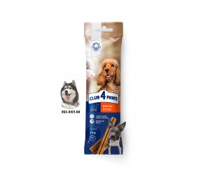 CLUB 4 PAWS Премиум дентал стикс. Жевательные палочки для взрослых собак, 0,077 кг