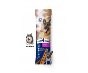 CLUB 4 PAWS Премиум дентал стикс. Жевательные палочки для взрослых собак, 0,117 кг