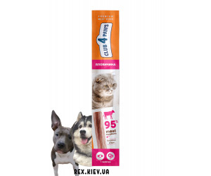 CLUB 4 PAWS мясная палочка премиум. ГОВЯДИНА. Лакомство для кошек, 0,005 кг